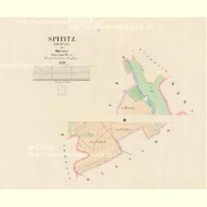 Spititz (Spitice) - c7188-1-001 - Kaiserpflichtexemplar der Landkarten des stabilen Katasters