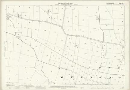 Nottinghamshire XL.8 (includes: Long Bennington; Staunton) - 25 Inch Map