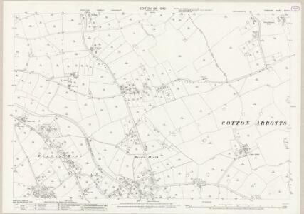 Cheshire XXXIX.13 (includes: Christleton; Cotton Abbotts; Cotton Edmunds; Rowton; Waverton) - 25 Inch Map