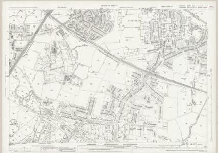 Cheshire XIX.7 (includes: Cheadle and Gatley; Hazel Grove and Bramhall; Stockport) - 25 Inch Map