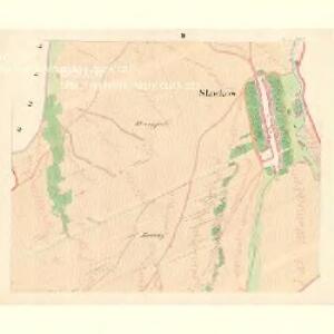 Slawkow - m2776-1-002 - Kaiserpflichtexemplar der Landkarten des stabilen Katasters