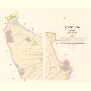 Zdeschow - c9224-1-002 - Kaiserpflichtexemplar der Landkarten des stabilen Katasters