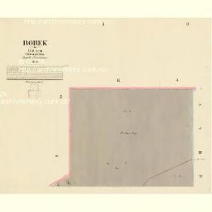 Borek - c0375-1-001 - Kaiserpflichtexemplar der Landkarten des stabilen Katasters