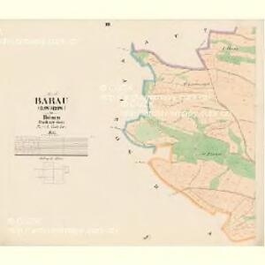 Barau (Baworow) - c0078-1-003 - Kaiserpflichtexemplar der Landkarten des stabilen Katasters