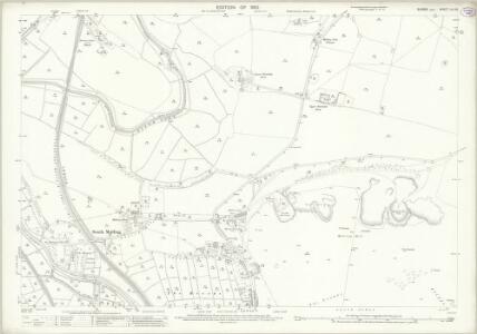 Sussex LIV.10 (includes: Hamsey; Lewes; South Malling Without) - 25 Inch Map