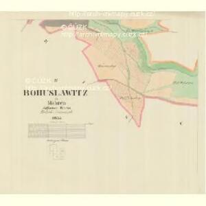 Bohuslawitz - m0142-1-003 - Kaiserpflichtexemplar der Landkarten des stabilen Katasters