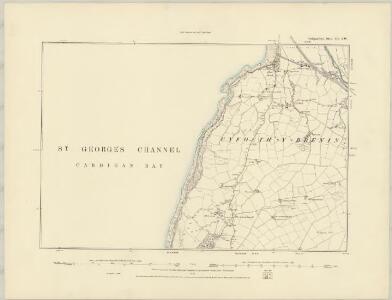 Cardiganshire II.NE - OS Six-Inch Map