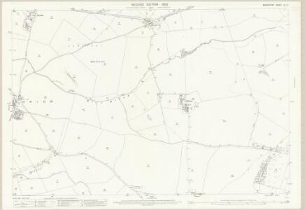 Shropshire XLII.2 (includes: Uppington; Wroxeter) - 25 Inch Map