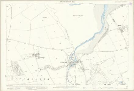 Northumberland (Old Series) XVI.7 (includes: Budle; Outchester; Spindlestone) - 25 Inch Map