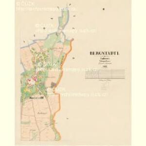Bergstädtl - c6464-1-002 - Kaiserpflichtexemplar der Landkarten des stabilen Katasters