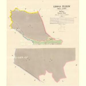 Gross Tehow (Welkj Tehow) - c7846-1-001 - Kaiserpflichtexemplar der Landkarten des stabilen Katasters