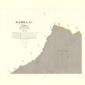 Rzidelau - m2681-1-001 - Kaiserpflichtexemplar der Landkarten des stabilen Katasters