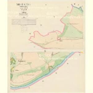 Sobieschin (Sobiessin) - c5599-2-001 - Kaiserpflichtexemplar der Landkarten des stabilen Katasters