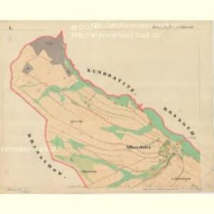 Albrechtitz - m0004-1-001 - Kaiserpflichtexemplar der Landkarten des stabilen Katasters
