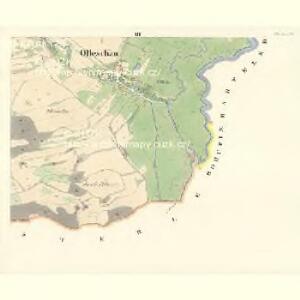 Olleschau (Ollssany) - m2136-1-003 - Kaiserpflichtexemplar der Landkarten des stabilen Katasters
