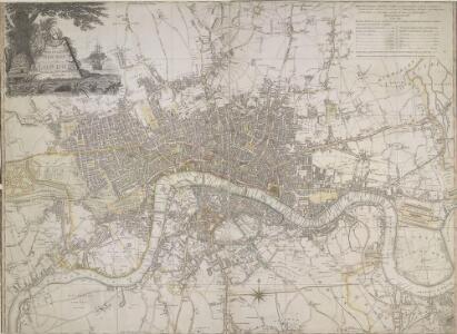 LAURIE and WHITTLE'S NEW MAP OF LONDON WITH ITS ENVIRONS