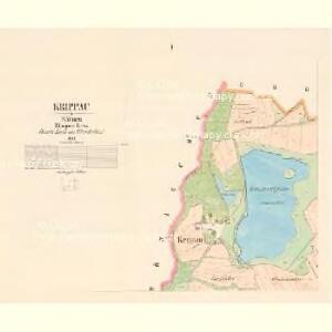 Krippau - c6966-1-001 - Kaiserpflichtexemplar der Landkarten des stabilen Katasters