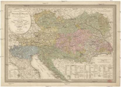 Neueste General-Post- & Strassen- Karte der Oesterreichischen Monarchie