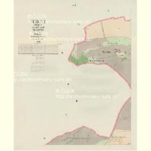 Perutz (Peruc) - c5709-1-002 - Kaiserpflichtexemplar der Landkarten des stabilen Katasters