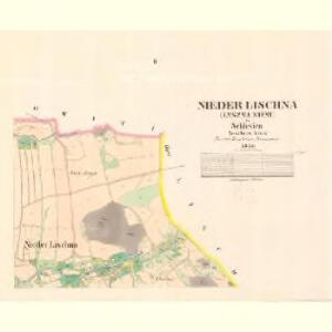 Nieder Lischna (Lyszna Nižni) - m0507-1-002 - Kaiserpflichtexemplar der Landkarten des stabilen Katasters