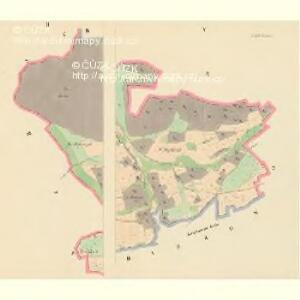 Langfeld (Dlouhypole) - c1144-1-002 - Kaiserpflichtexemplar der Landkarten des stabilen Katasters