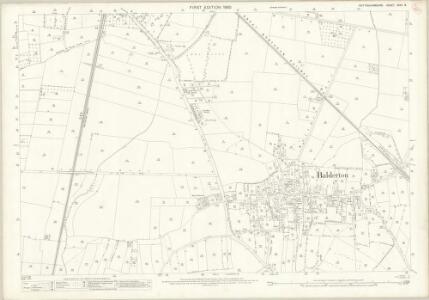 Nottinghamshire XXXV.8 (includes: Balderton; Newark Upon Trent) - 25 Inch Map