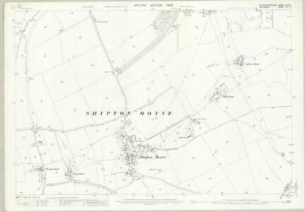Gloucestershire LXVI.5 (includes: Brokenborough; Shipton Moyne; Tetbury Upton) - 25 Inch Map