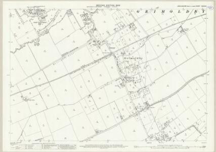 Lincolnshire XLVIII.16 (includes: Grimoldby; Manby; South Cockerington) - 25 Inch Map