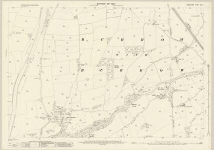Lancashire XX.5 (includes: Burrow With Burrow; Leck; Whittington) - 25 Inch Map