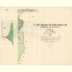 Ungarisch Hradisch (Uherski Hradisste) - m3196-1-004 - Kaiserpflichtexemplar der Landkarten des stabilen Katasters