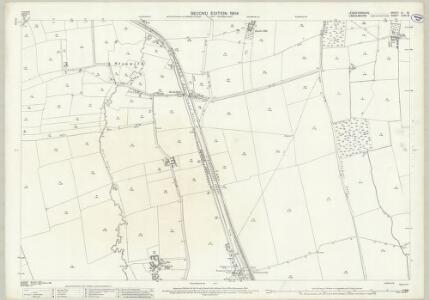 Leicestershire III.13 (includes: Barrowby; Bottesford; Denton; Woolsthorpe) - 25 Inch Map