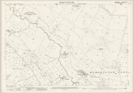 Derbyshire XXVII.7 (includes: Hartington Middle Quarter; Hartington Town Quarter; Longnor; Sheen) - 25 Inch Map