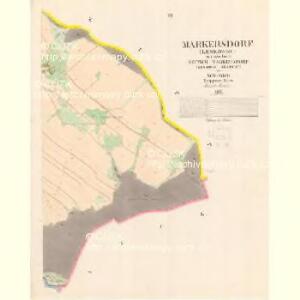 Markersdorf (Leskowec) - m1493-1-003 - Kaiserpflichtexemplar der Landkarten des stabilen Katasters