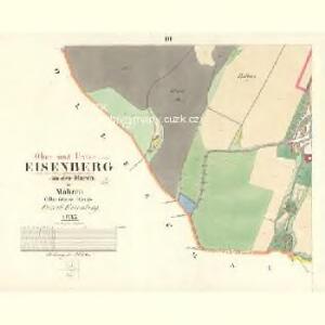 Eisenberg an der March - m2630-1-003 - Kaiserpflichtexemplar der Landkarten des stabilen Katasters