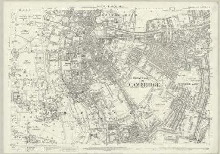 Cambridgeshire XLVII.2 (includes: Cambridge) - 25 Inch Map