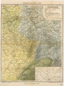 Kriegs - Karte 1870