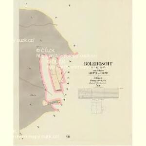 Bolehoscht (Bolehosst) - c0341-1-005 - Kaiserpflichtexemplar der Landkarten des stabilen Katasters