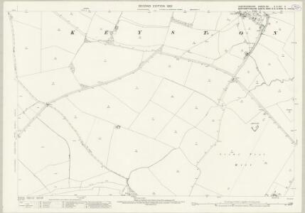 Huntingdonshire XVI.5 & XVIA.8 (includes: Bythorn and Keyston; Raunds; Ringstead) - 25 Inch Map