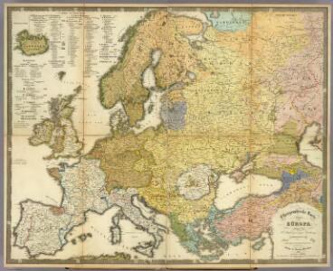 Ethnographische Karte von Europa.