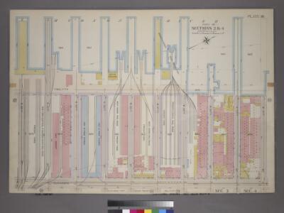 Plate 18, Part of Sections 3&4: [Bounded by (Hudson River Piers)Twelfth Avenue, W. 41st Street, Eleventh Avenue and W. 34th Street.]