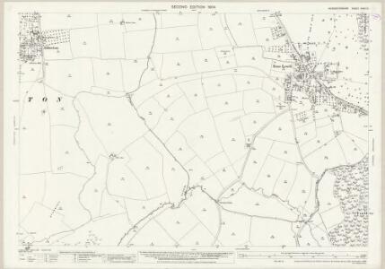 Worcestershire XXXV.10 (includes: Abberton; Church Lench; Rous Lench) - 25 Inch Map