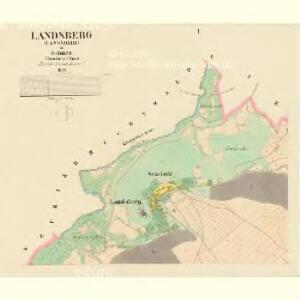 Landsberg - c3797-1-001 - Kaiserpflichtexemplar der Landkarten des stabilen Katasters