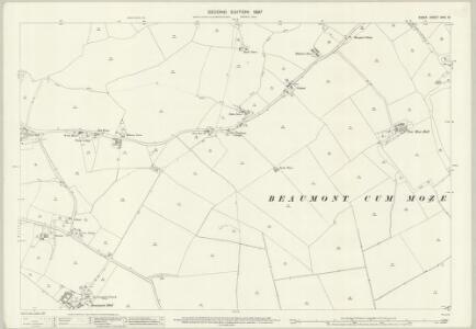 Essex (1st Ed/Rev 1862-96) XXIX.12 (includes: Beaumont cum Moze; Great Oakley) - 25 Inch Map