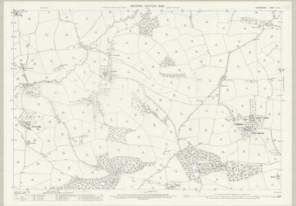 Devon LV.11 (includes: Cheriton Fitzpaine; Sandford; Shobrooke; Upton Hellions) - 25 Inch Map
