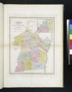 Map of the counties of Albany and Schenectady / by David H. Burr ; engd. by Rawdon, Clark & Co., Albany, & Rawdon, Wright & Co., N.Y.