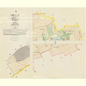 Ledetz (Ledec) - c3843-1-002 - Kaiserpflichtexemplar der Landkarten des stabilen Katasters