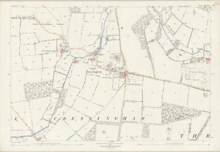 Norfolk LXXI.16 (includes: Great Cressingham; Little Cressingham; Saham Toney) - 25 Inch Map