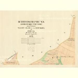 Mährisch Pruss (Morawske Prusse) - m1873-1-002 - Kaiserpflichtexemplar der Landkarten des stabilen Katasters