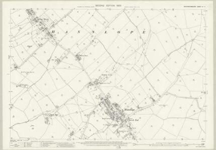 Buckinghamshire IV.11 (includes: Hanslope) - 25 Inch Map