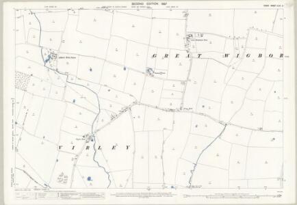 Essex (1st Ed/Rev 1862-96) XLVI.2 (includes: Great Wigborough; Layer Breton; Layer Marney; Virley) - 25 Inch Map